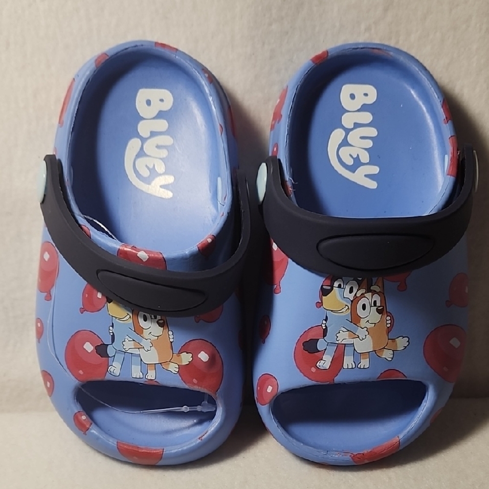 Kids Slippers - Blue and Red